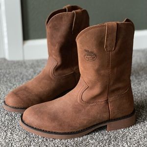 Georgia Boot Wellington Brown
